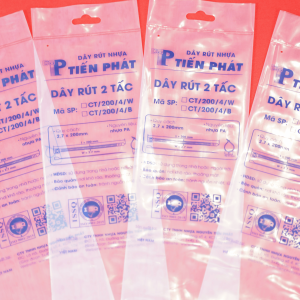 bao PE trong in 1 màu có đục treo