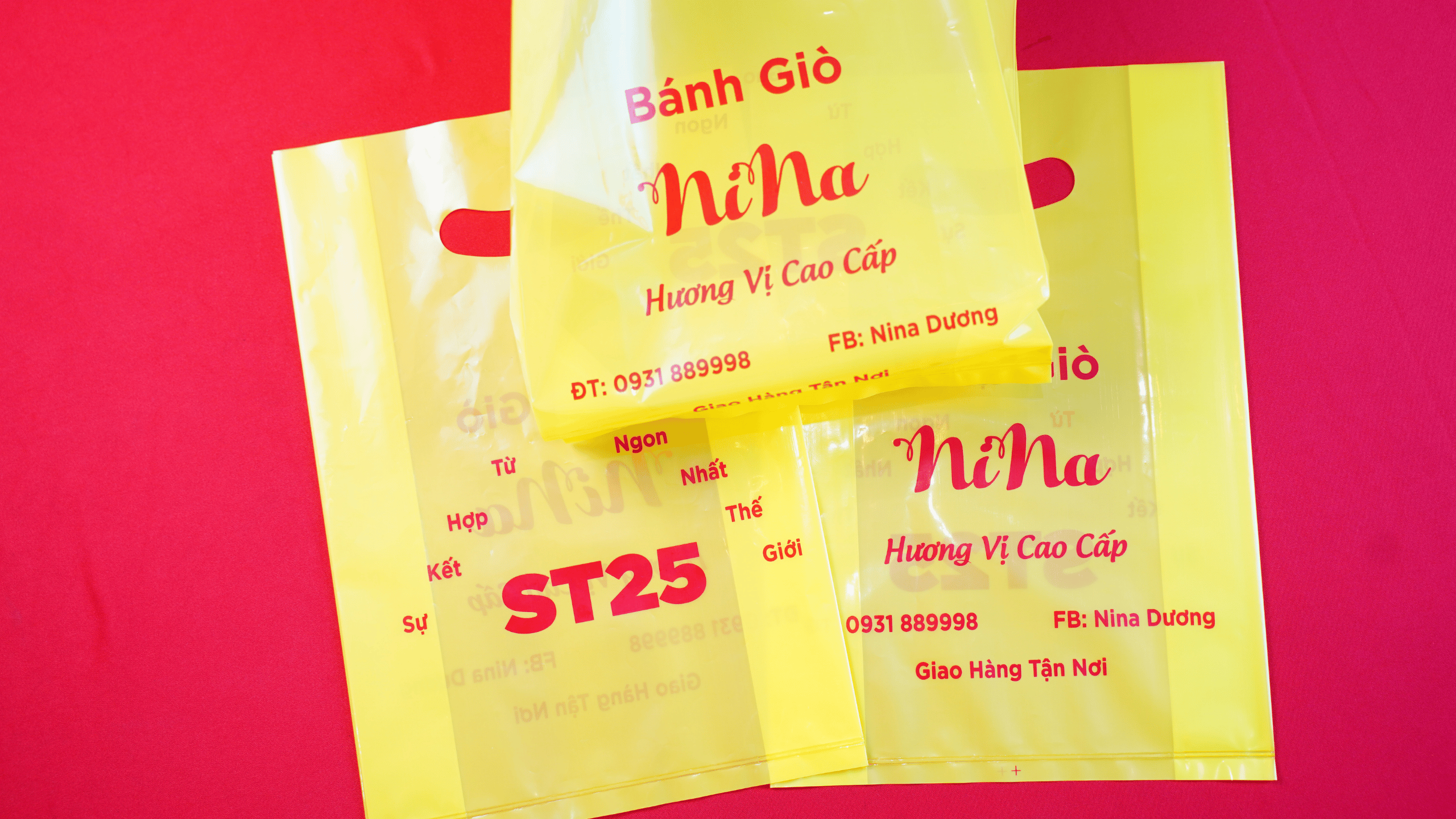 Bao HD In 1 Màu, Xếp Hông, Đục Hột Xoài - Ảnh 2