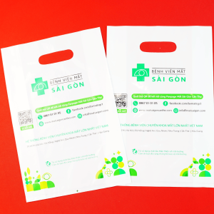 Alternative view of Bao PE Trắng In 1 Màu