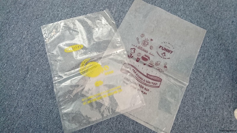 Túi PE in, Túi PE in nhiều màu