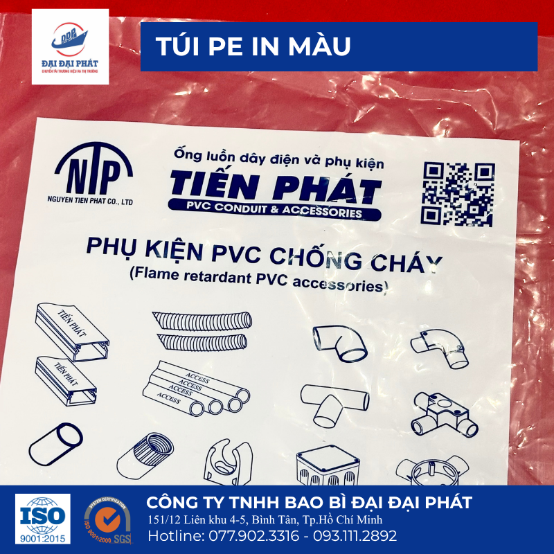 Alternative view of Túi PE In Màu _ Sản Xuất Theo Kích Thước, In Logo Theo Yêu Cầu