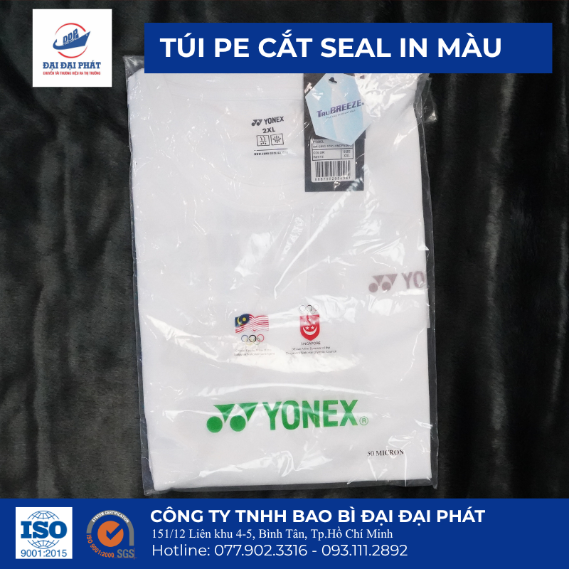Túi PE Túi PE cắt seal Túi PE in nhiều màu