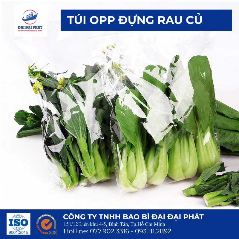 Túi OPP OPP túi đựng rau