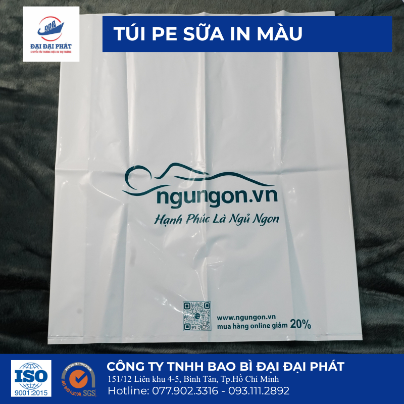 Túi PE sữa Túi trùm bao gối