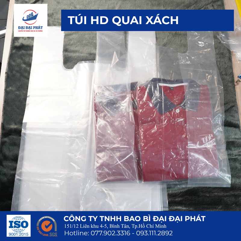 Túi PE dẻo Túi quai xách