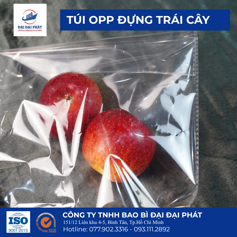 Túi OPP cán gai Túi OPP
