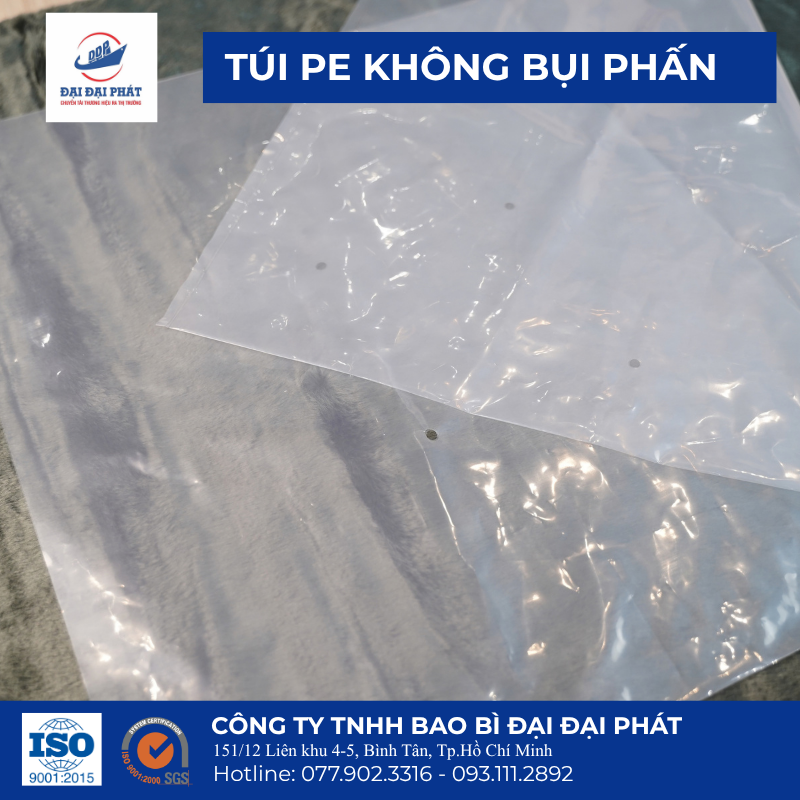 Túi PE Túi PE không bụi Bao PE Túi nilong