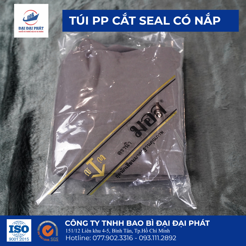Túi PP seal Túi đựng quần áo Túi cắt seal
